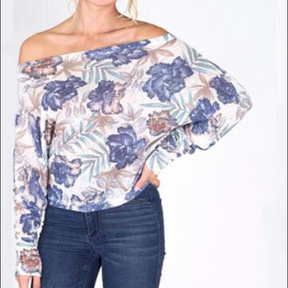 Off The Shoulder Floral Top